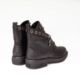 Botki Alma En Pena – hiszpańskie, ocieplane, z dżetami, ze skóry naturalnej - widok z tyłu.