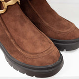 Botki Bibi Lou – brązowe, skórzane, hiszpańskie