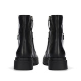 Botki Bibi Lou – czarne, skórzane, hiszpańskie - widok od tyłu.