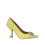 Czółenka Bibi Lou – żółte, skórzane, hiszpańskie