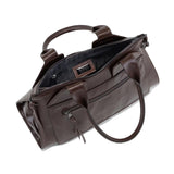 Shopperka Ripani – brązowa, włoska, torebka