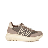 Sneakersy Wonders – beżowe, skórzane, hiszpańskie, z nowej kolekcji hiszpańskiej marki - widok z boku.