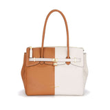 Klasyczna, włoska torebka Nannini – widok wnętrza z materiałową podszewką, kieszonką na suwak i eleganckim wykończeniem