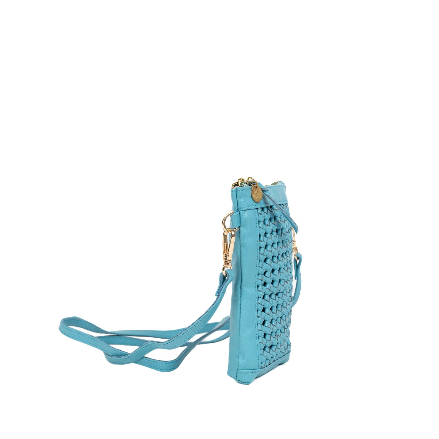 Torebka Piti Cuiti – niebieska, hiszpańska, mini - widok z boku.