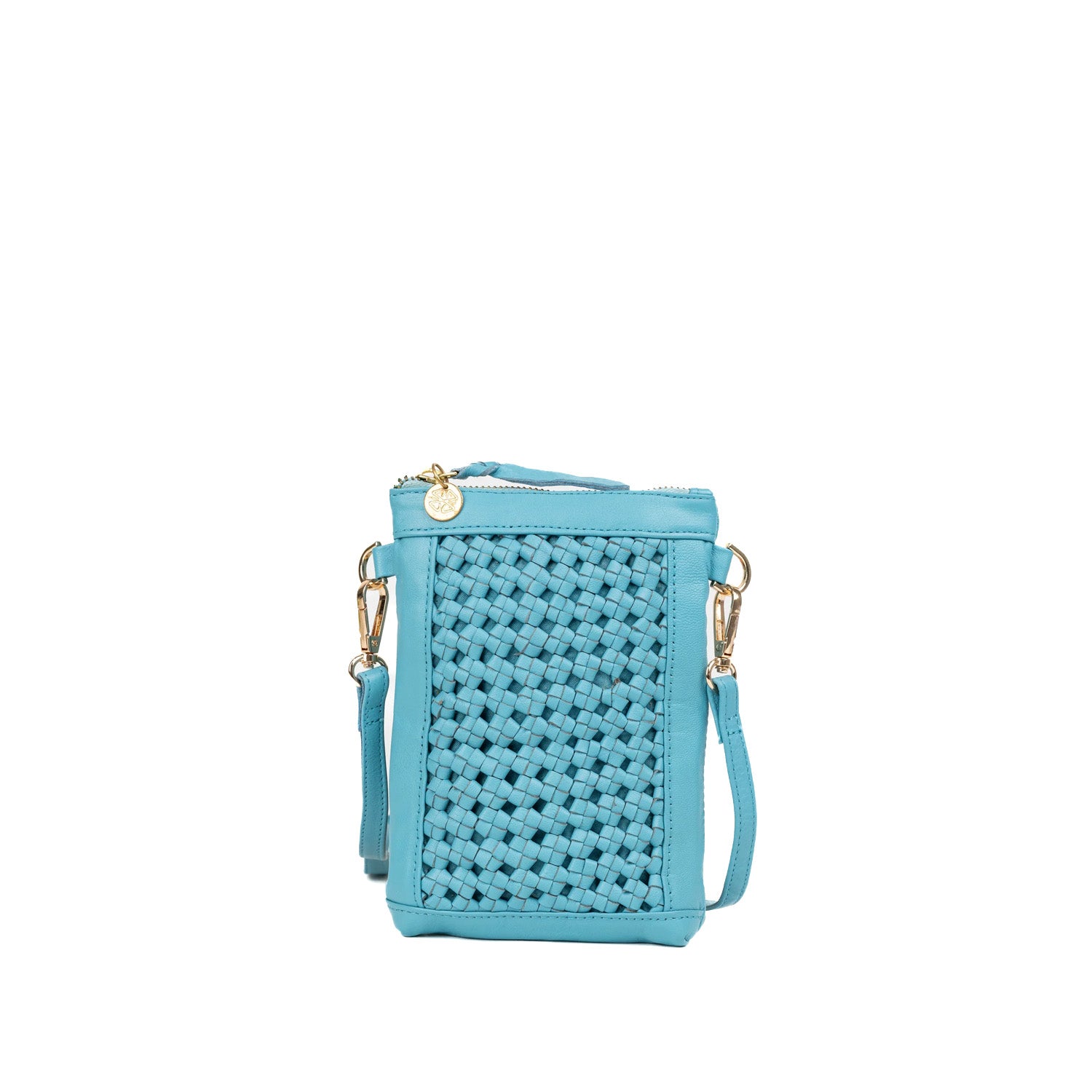 Torebka Piti Cuiti – niebieska, hiszpańska, mini - widok z przodu.