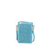 Torebka Piti Cuiti – niebieska, hiszpańska, mini - widok z przodu.