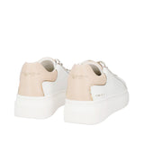 Białe sneakersy Tosca Blu z kontrastowymi detalami, widok z tyłu.