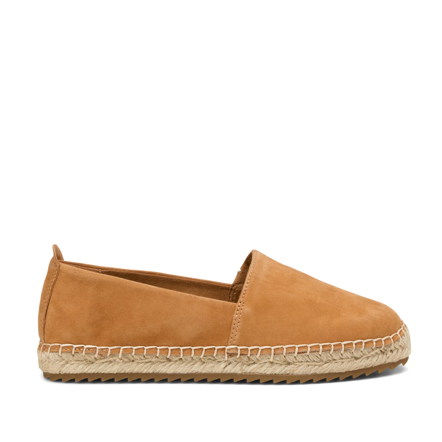 Espadryle Marc O’Polo zamszowe skóra naturalna – widok boku, podkreślający gładką fakturę skóry i detal przeszyć.