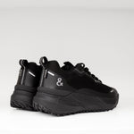 Sneakersy EXTR4 – czarne, sportowe, GORE-TEX - widok z tyłu.