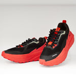 Sneakersy EXTR4 – czerwone, sportowe, GORE-TEX - widok pary z boku.