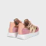 Sneakersy Wonders – różowe, skórzane, hiszpańskie