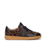 Sneakersy Wonders – trampki, czarne, panterka - widok z boku